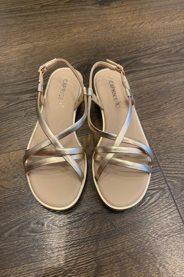 Caprice Strappy Leather Sandal