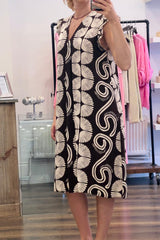 Midi Print Dress