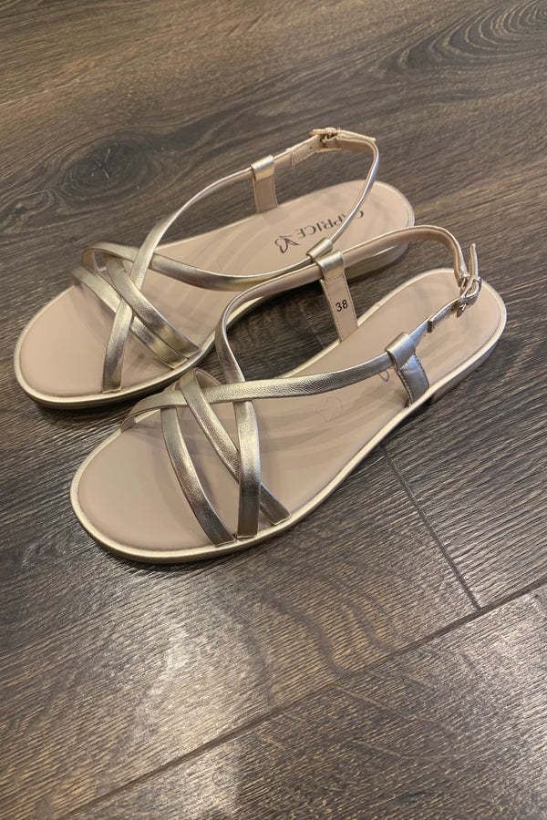 Caprice Strappy Leather Sandal