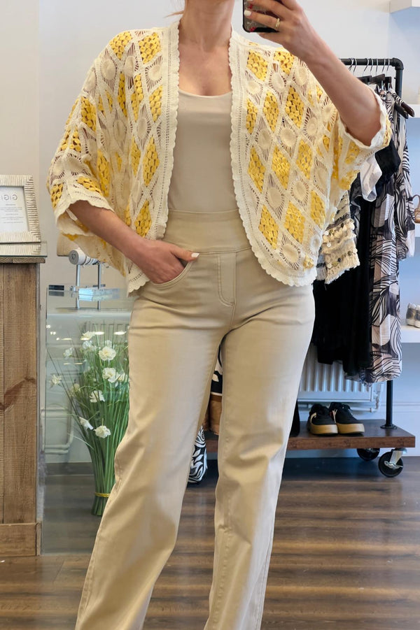 Open Front  Crochet Cardigan