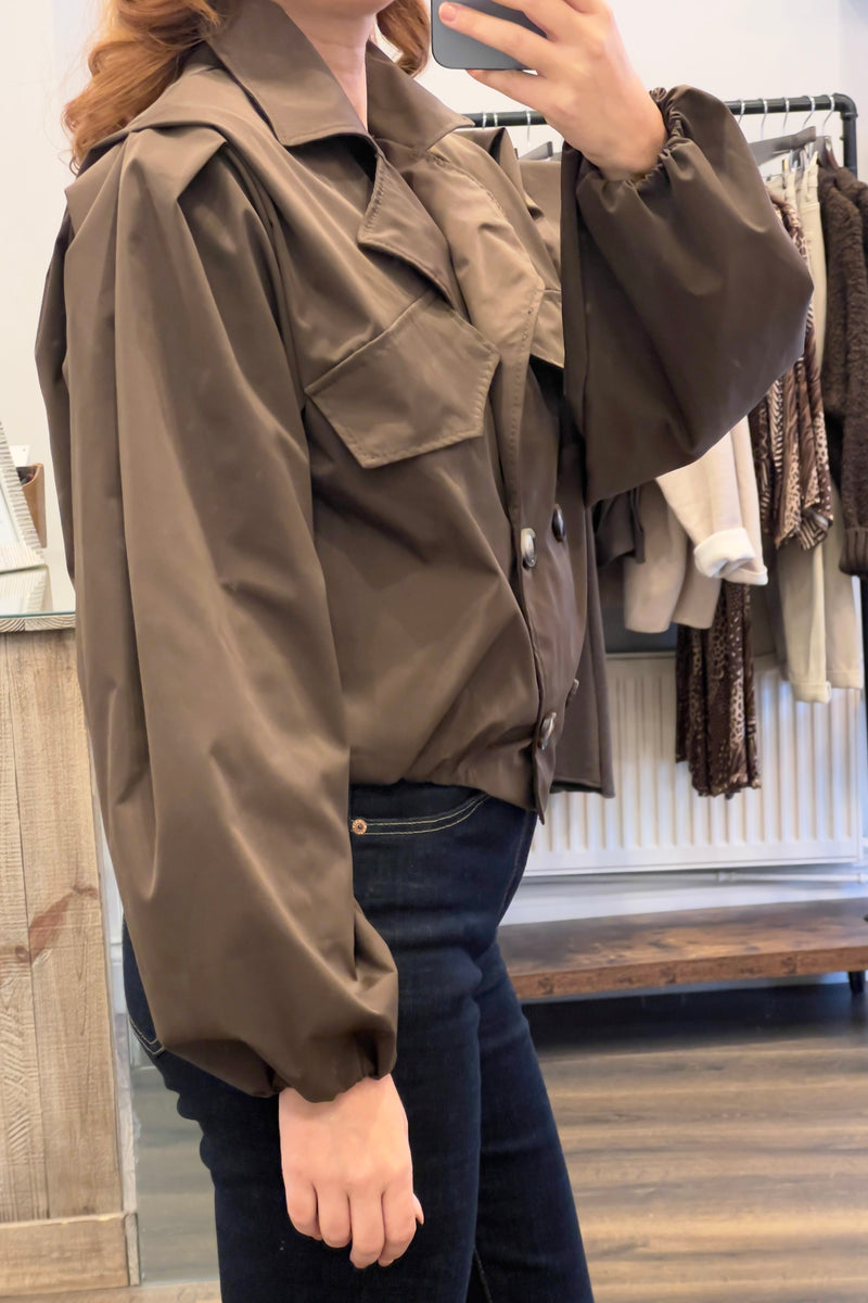Trench Bomber Jacket