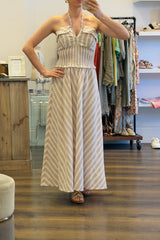 Strapless Stripe Dress