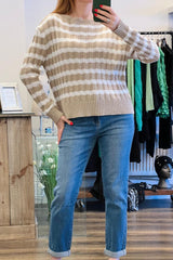 Ribbed Striped Jumper