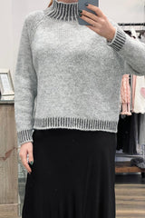 Silver Trim Knit Jumper