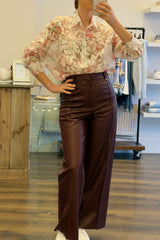 Rose Semi Sheer Shirt