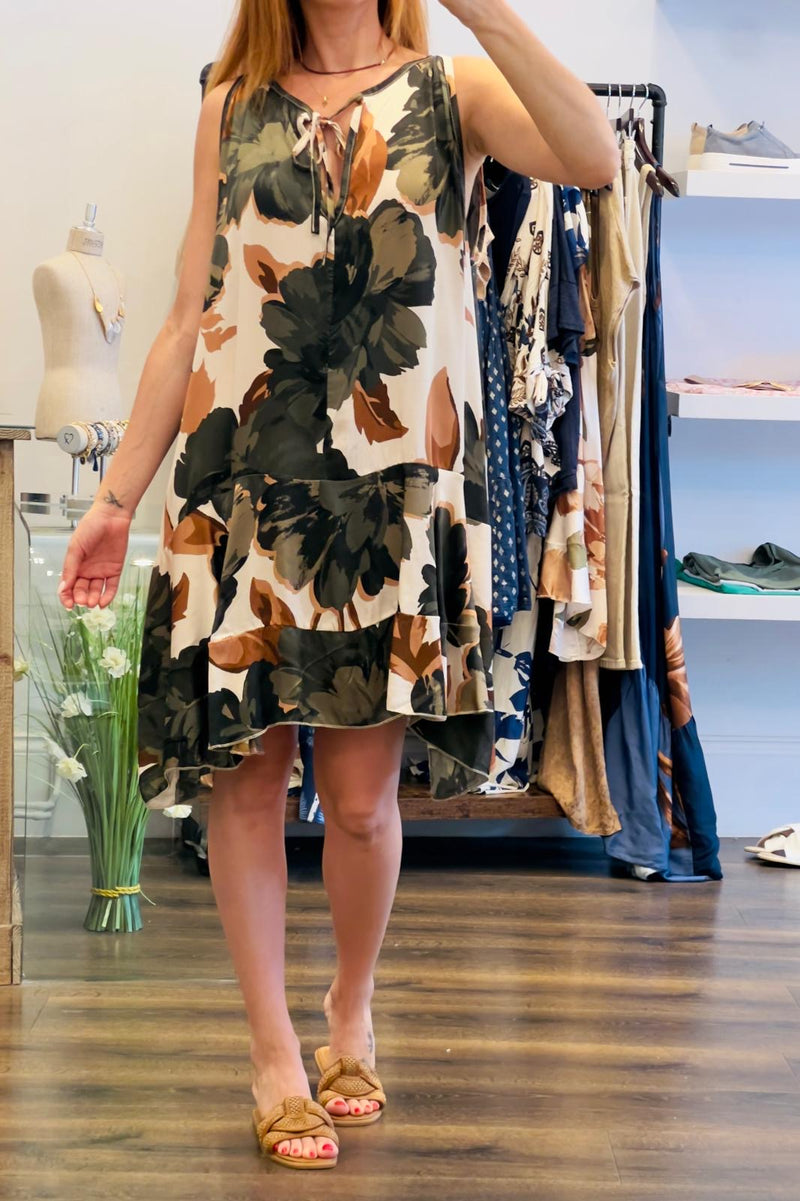Midi Print Dress