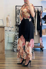 Flower Pleat Dress