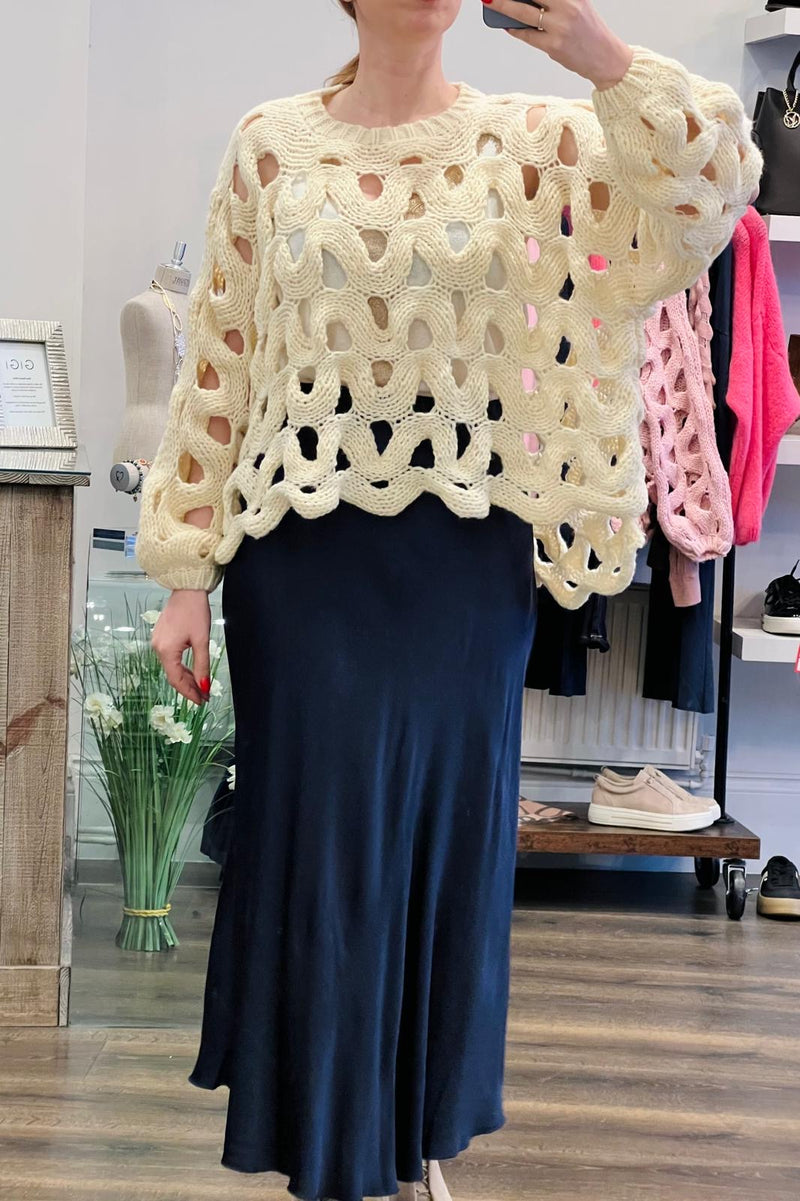 Oversized Crochet Knit