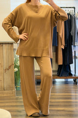 Knitted Wide Leg Set