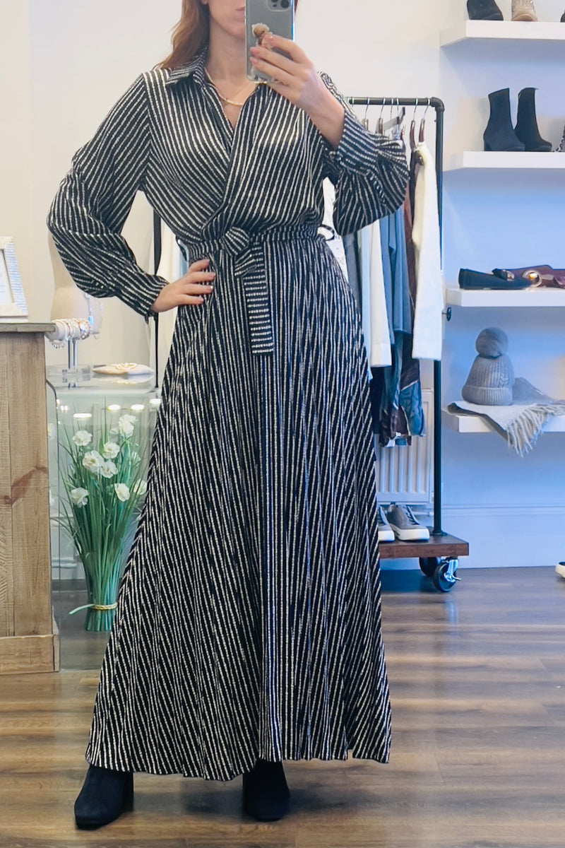 Pleated  Print Dress