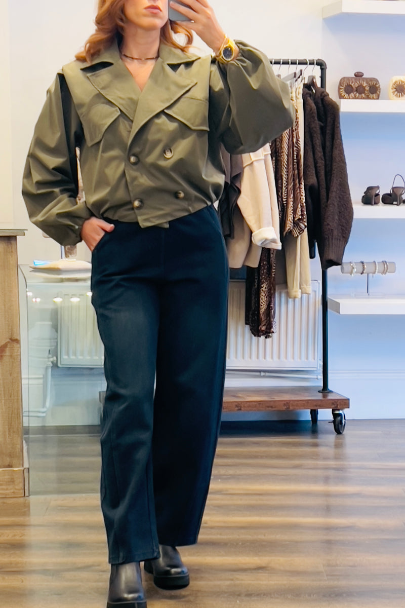 Trench Bomber Jacket