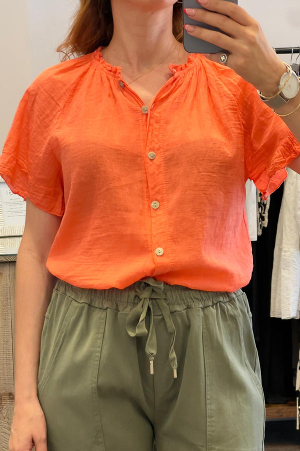 Cotton Button Top