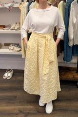 Broderie Pocket Midi Skirt