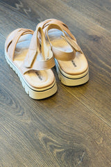 Criss Cross Wedge Sandal