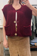 Chunky Knit Waistcoat