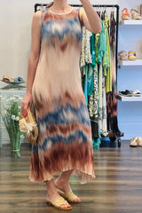 Ombré Pleated Dress