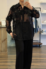 Applique Flower Shirt