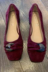 Caprice Suede Ballerina Pump