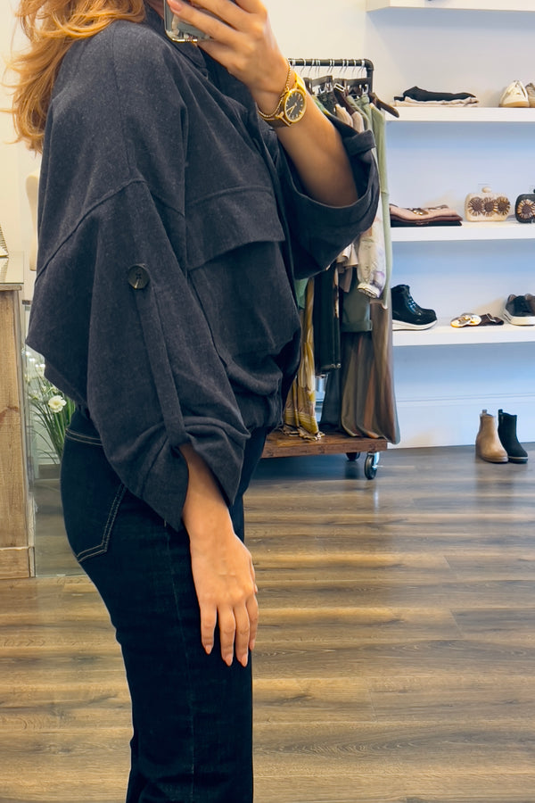 Bomber Jacket With Pocket