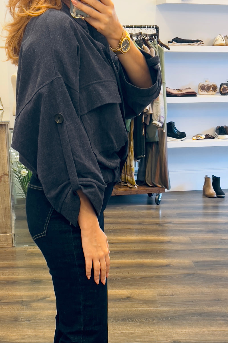 Bomber Jacket With Pocket