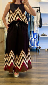 Zigzag Palazzo Trousers