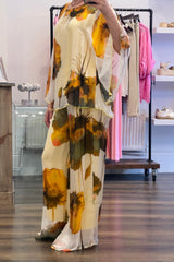Floral Print Trousers