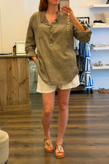 Cotton Stripe Shirt