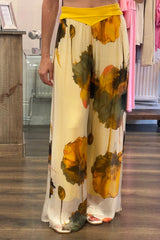 Floral Print Trousers