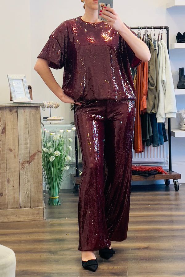 Sequin Trousers