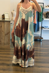 Strappy Flower Maxi
