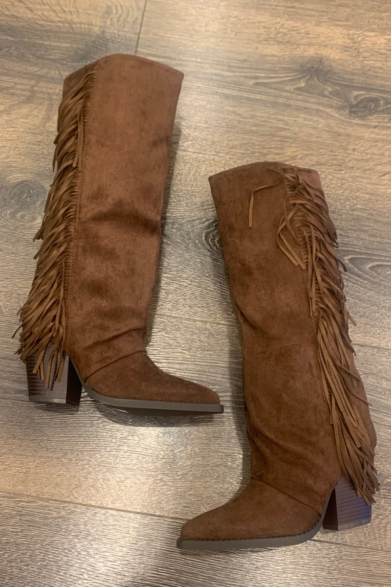Tassel Western Cowboy Boot