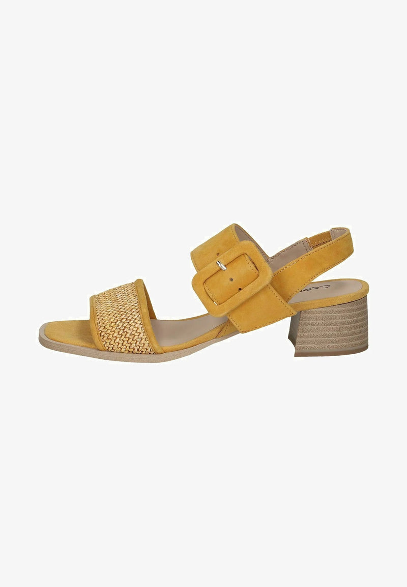 Caprice Leather Buckle Sandal