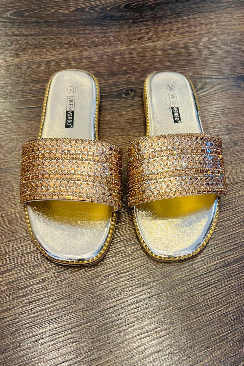 Beaded Flat Sandal