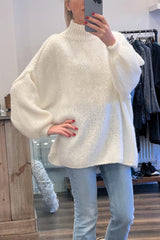 Oversize High Neck Knit