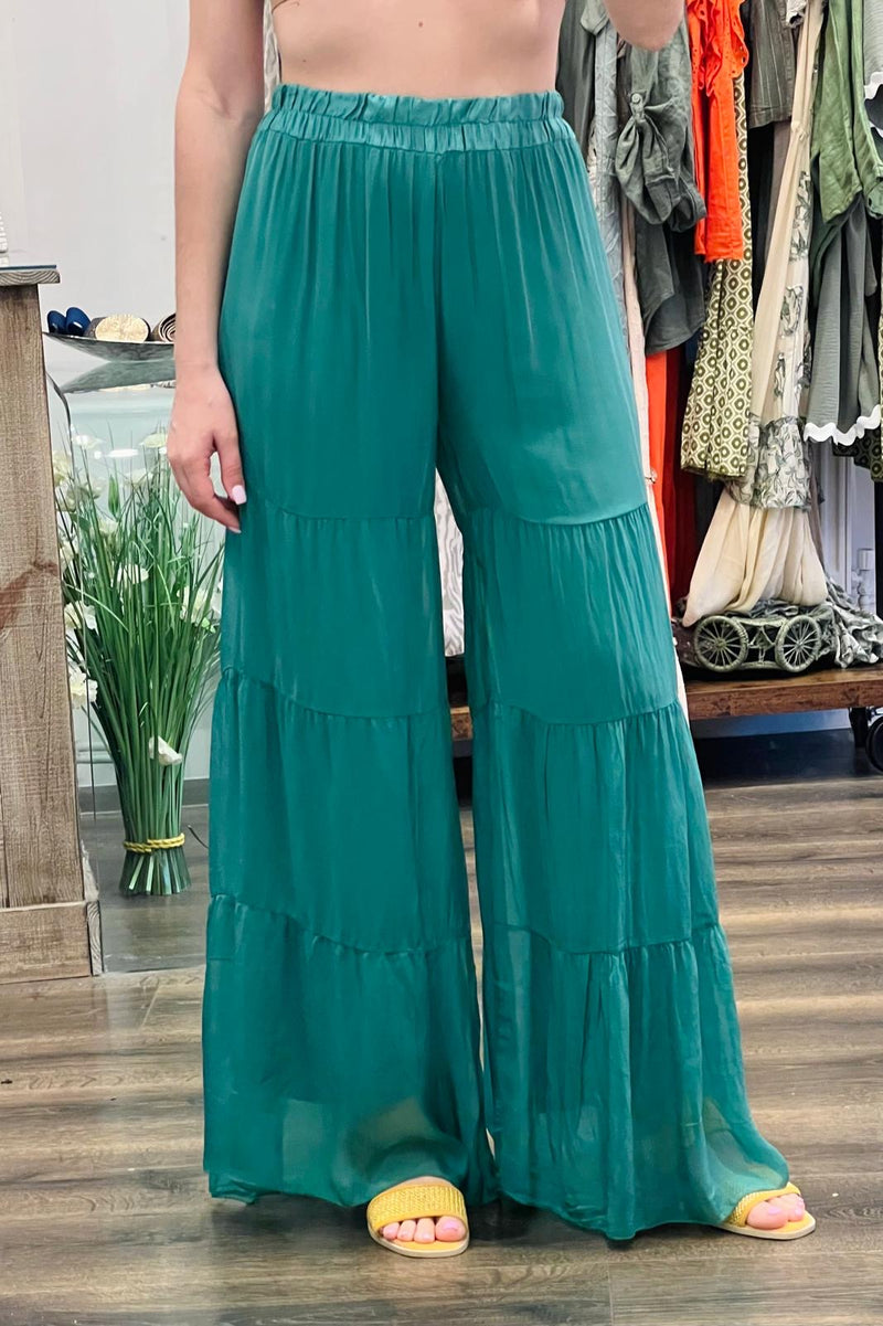 Silk Floaty  Trousers