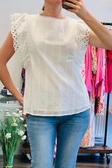 Broderie Anglais Top