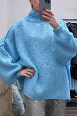 Oversize High Neck Knit