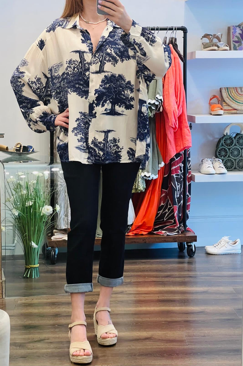 Tree Print Shirt