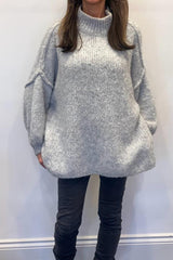 Oversize High Neck Knit