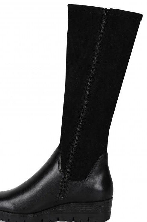 Caprice Knee High Wedge Boot