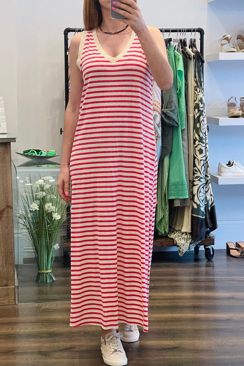 Stripe Maxi Dress