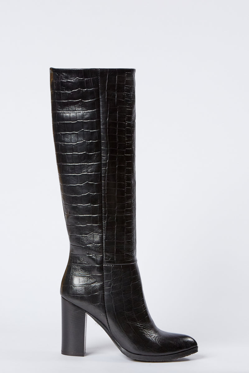 Kate Kuba Hannah Croc Knee Boot