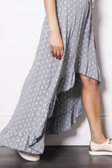 Hi-Low Frill Dress