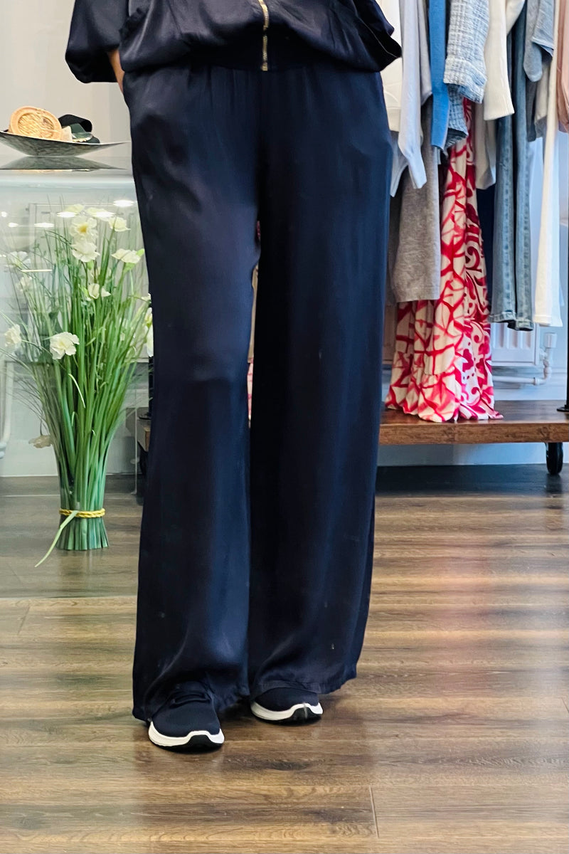 Satin Pocket Trousers